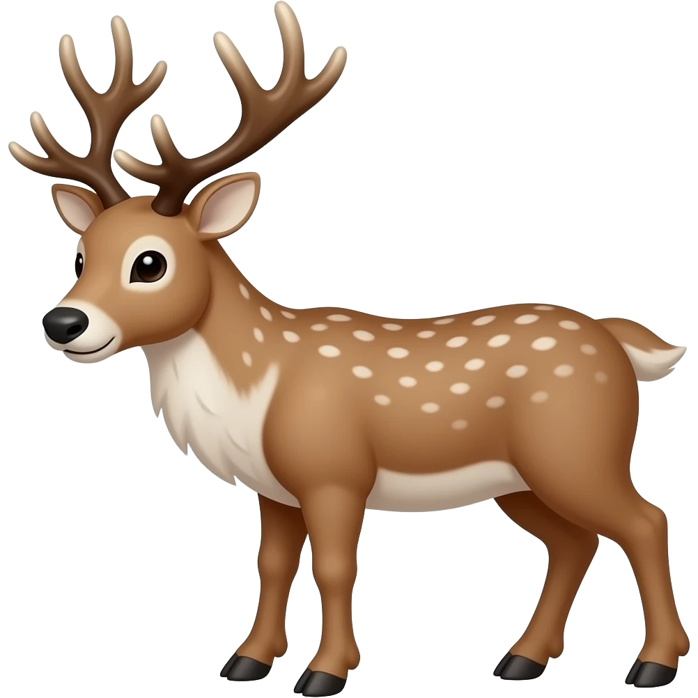reindeer emoji