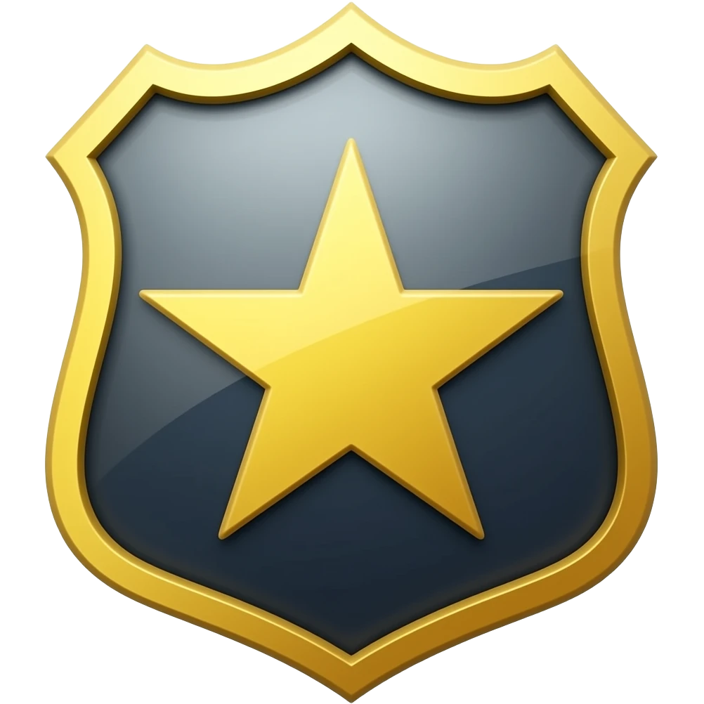 Detective badge emoji
