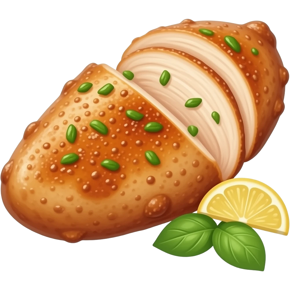 cooked cajun chicken breast emoji