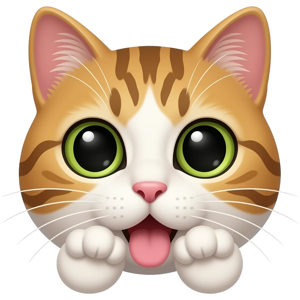 cat face begging emoji