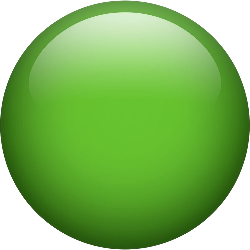 Make the circle green emoji