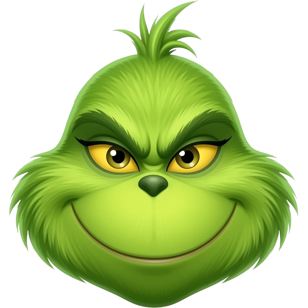 Grinch Face emoji