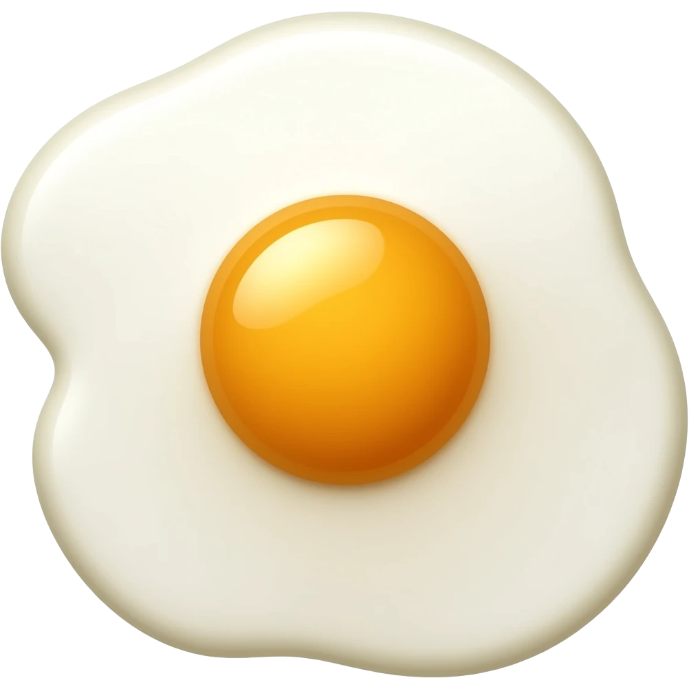 Cooked egg emoji