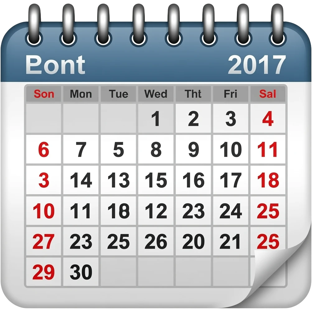 full calendar emoji