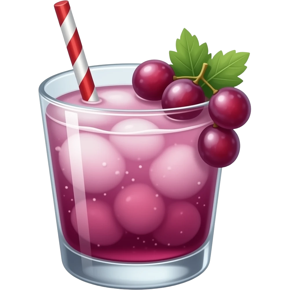 Big classic🍇 cocktail emoji