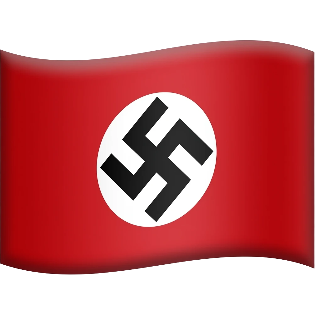 Nazi almanya bayrağını yap arkası ful kırmızı olsun emoji