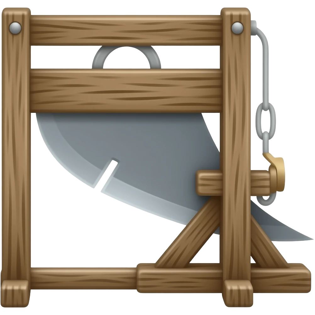 guillotine emoji