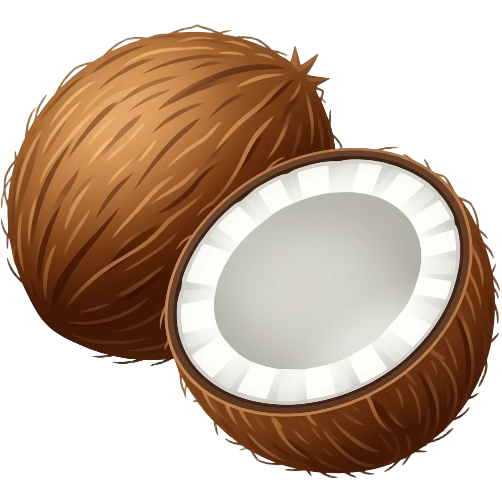 TWO COCONUTS emoji