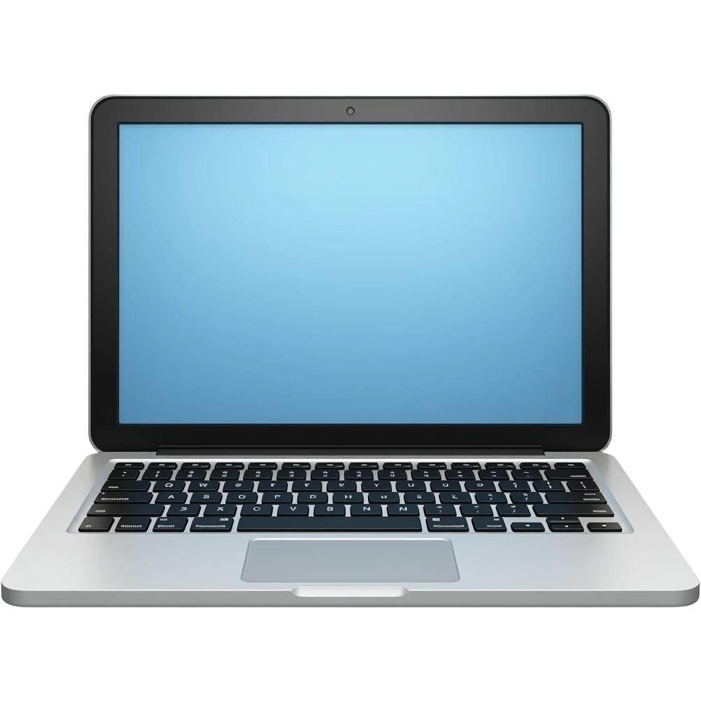 laptop on train emoji
