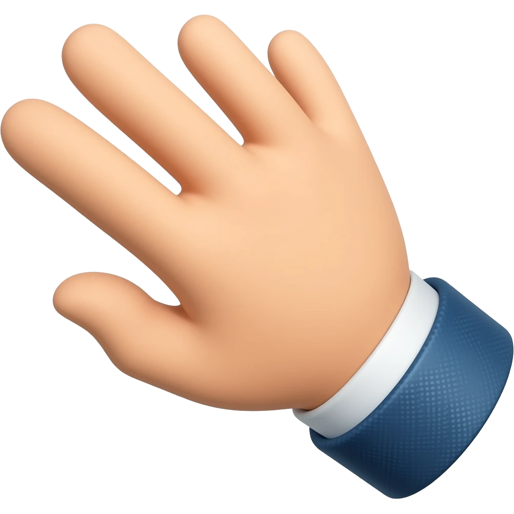 죄송한 손 emoji