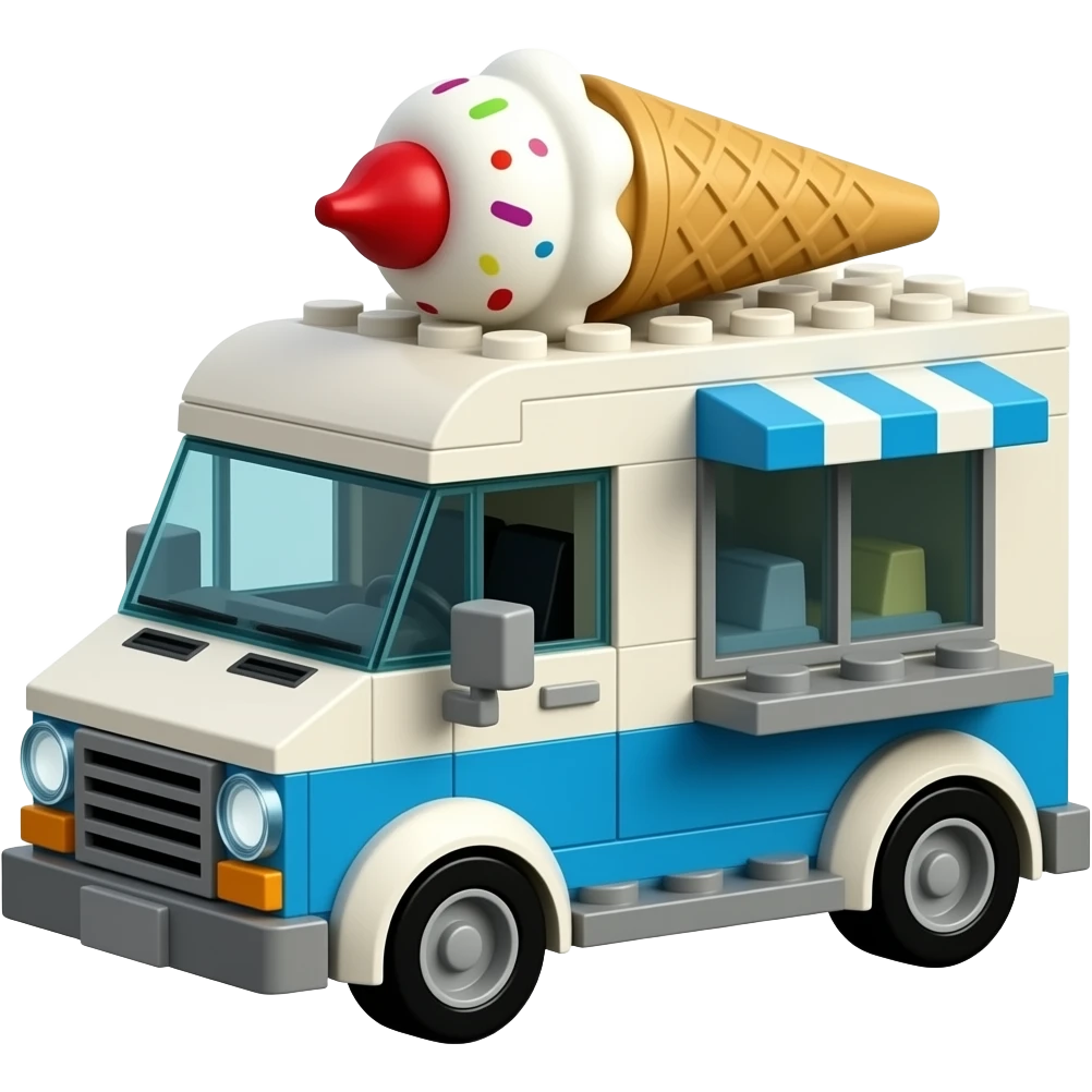 lego ice cream van emoji