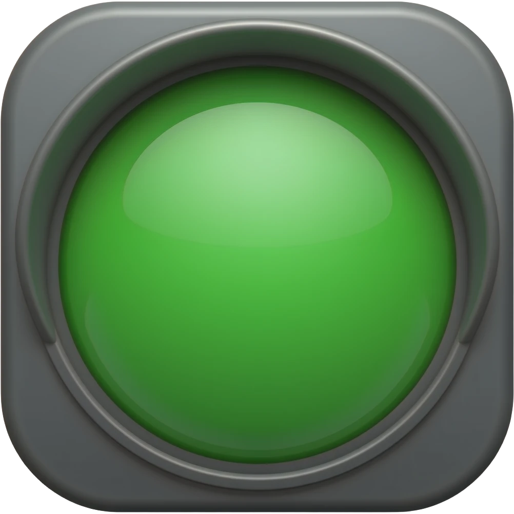 green traffic light emoji