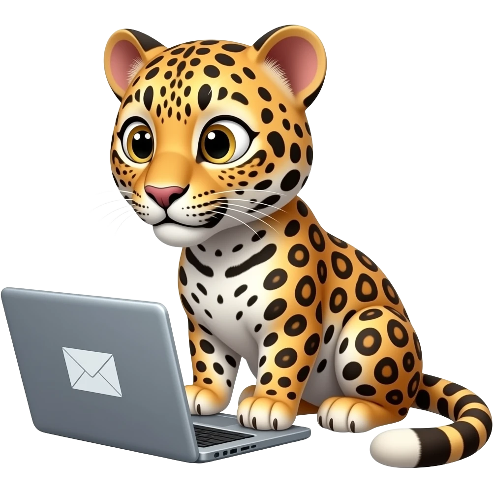 Leopar email emoji