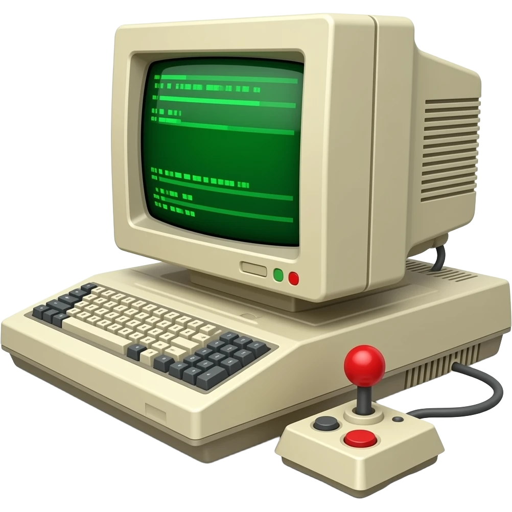 commodore 64-like 8-BIT Retro Computer emoji