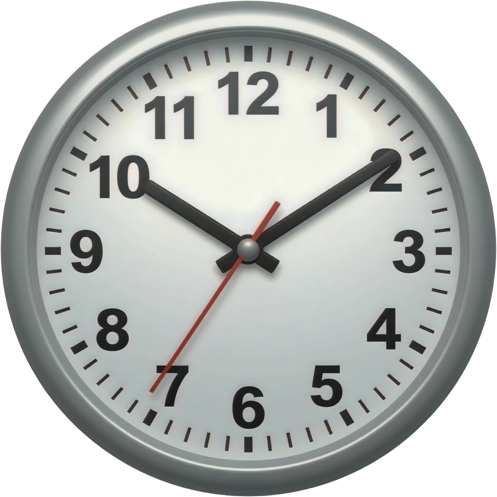 digital clock emoji