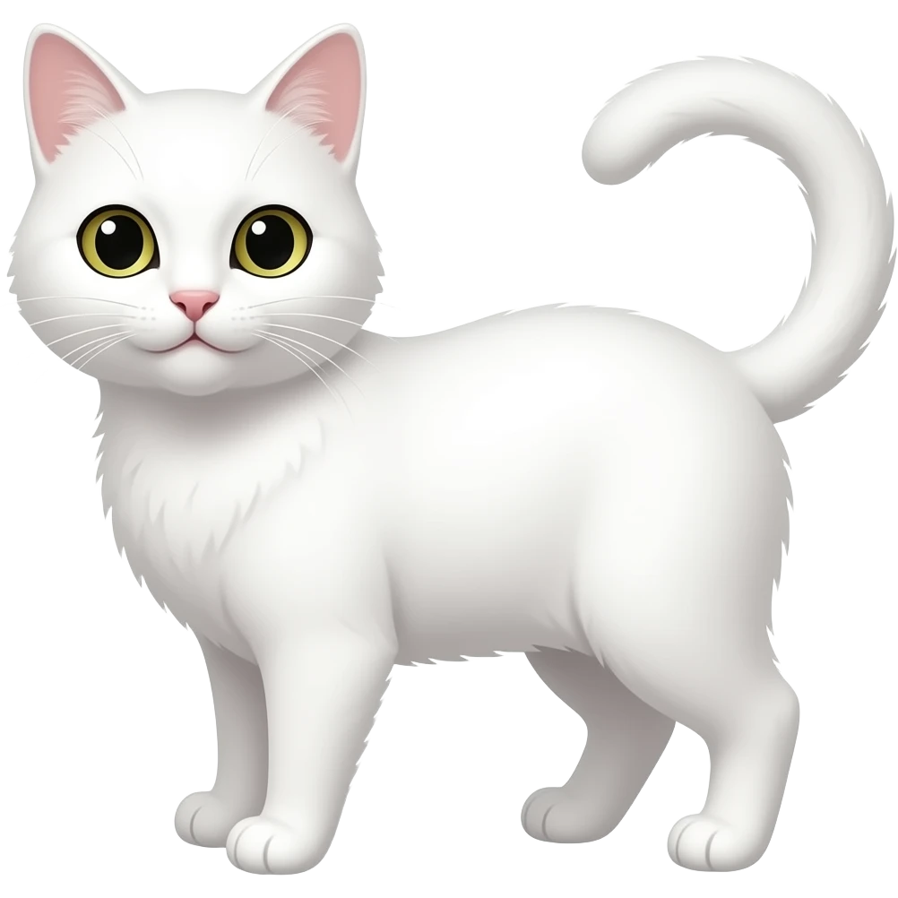 Gato branco emoji