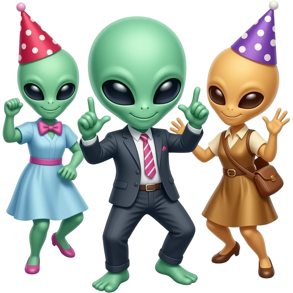 alien party emoji
