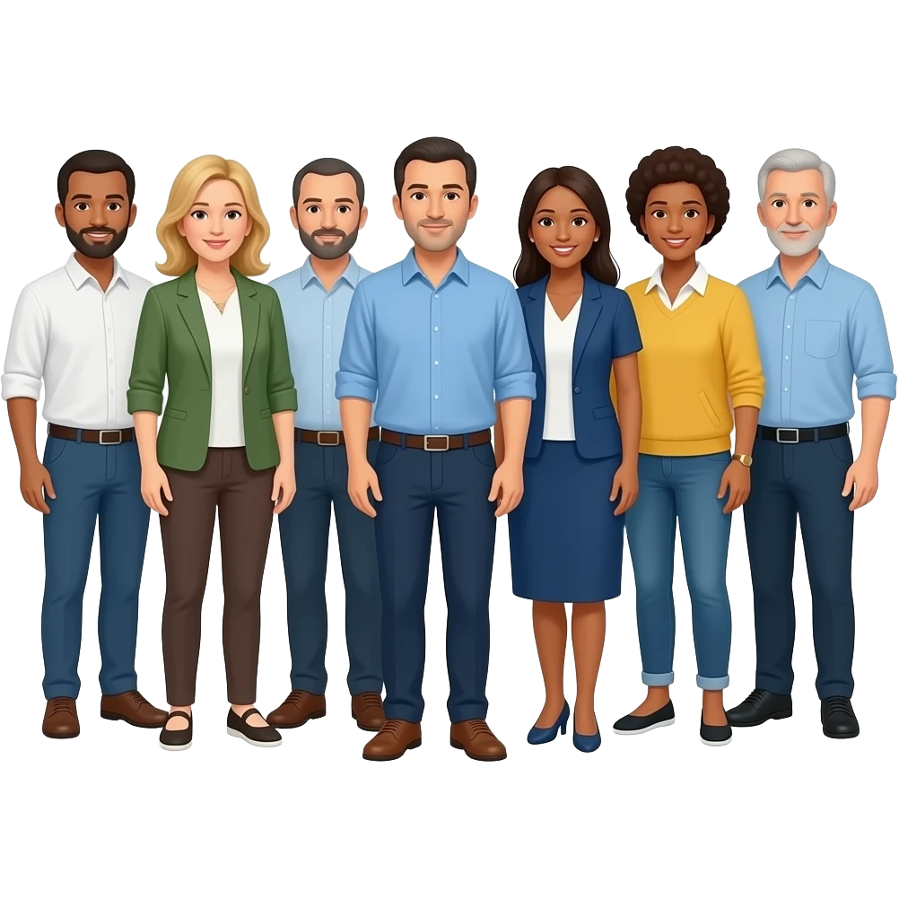 A group of people from Israel with thought bubbles  above their head. All of the thought bubles say "I know God". These people are Israeli, not white. NOT WHITE PEOPLE emoji