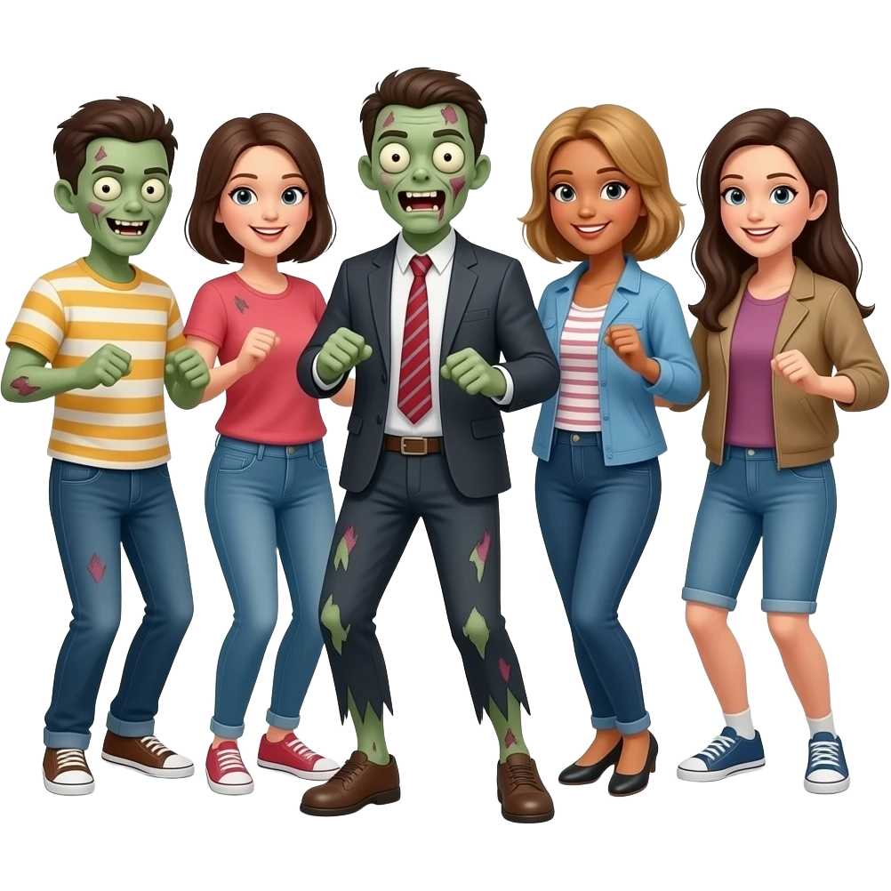 🧟🕺🕺🕺🕺 emoji