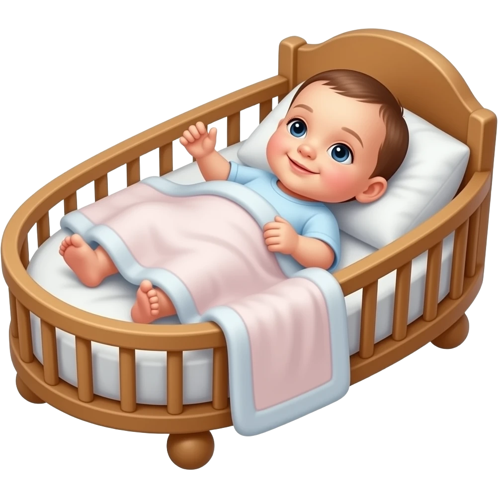 Baby in a Cradle emoji