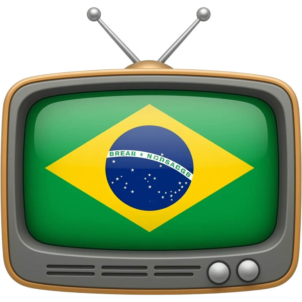Tv Brasil animada emoji