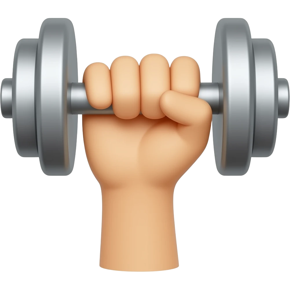 hand weight emoji