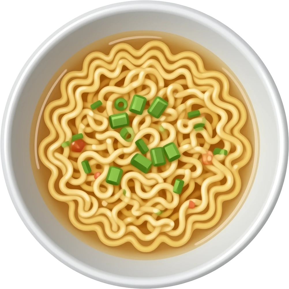 생라면 사리 emoji