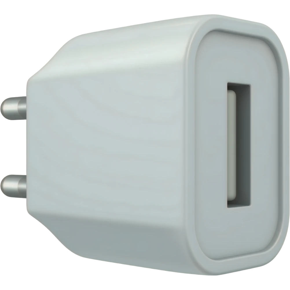Charging adapter emoji