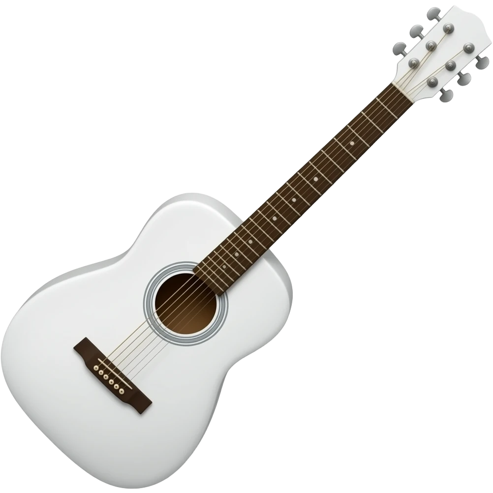 guitar white emoji