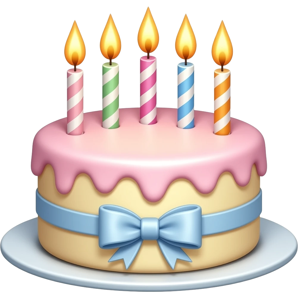 Birthday cake emoji