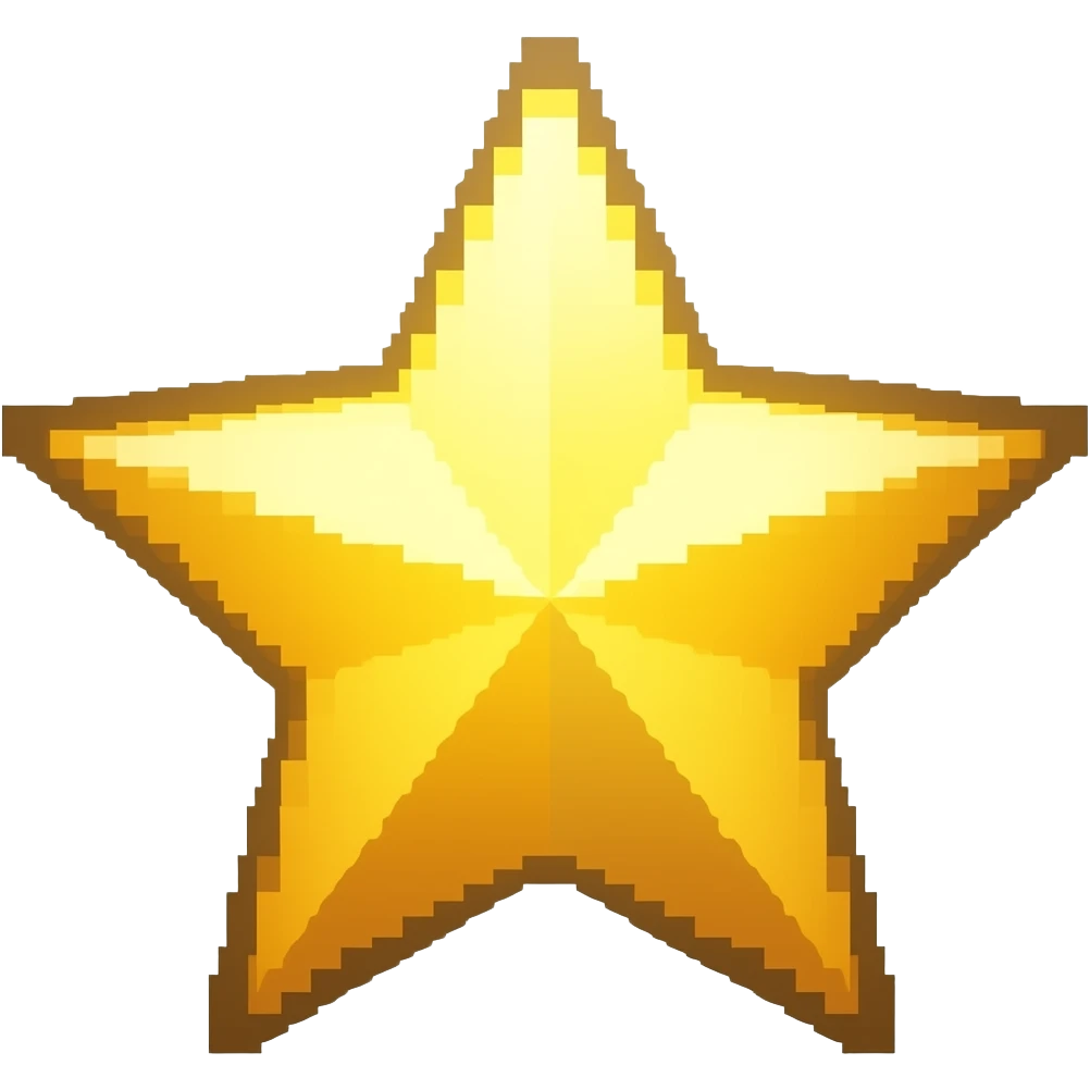 pixel star emoji