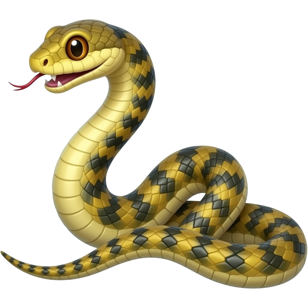 snake running emoji
