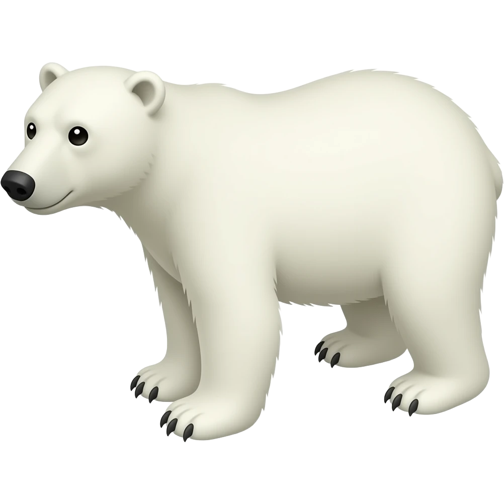 Polar bear emoji