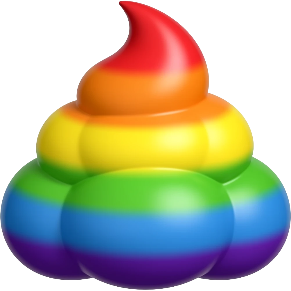 rainbow fart puff 💨 emoji
