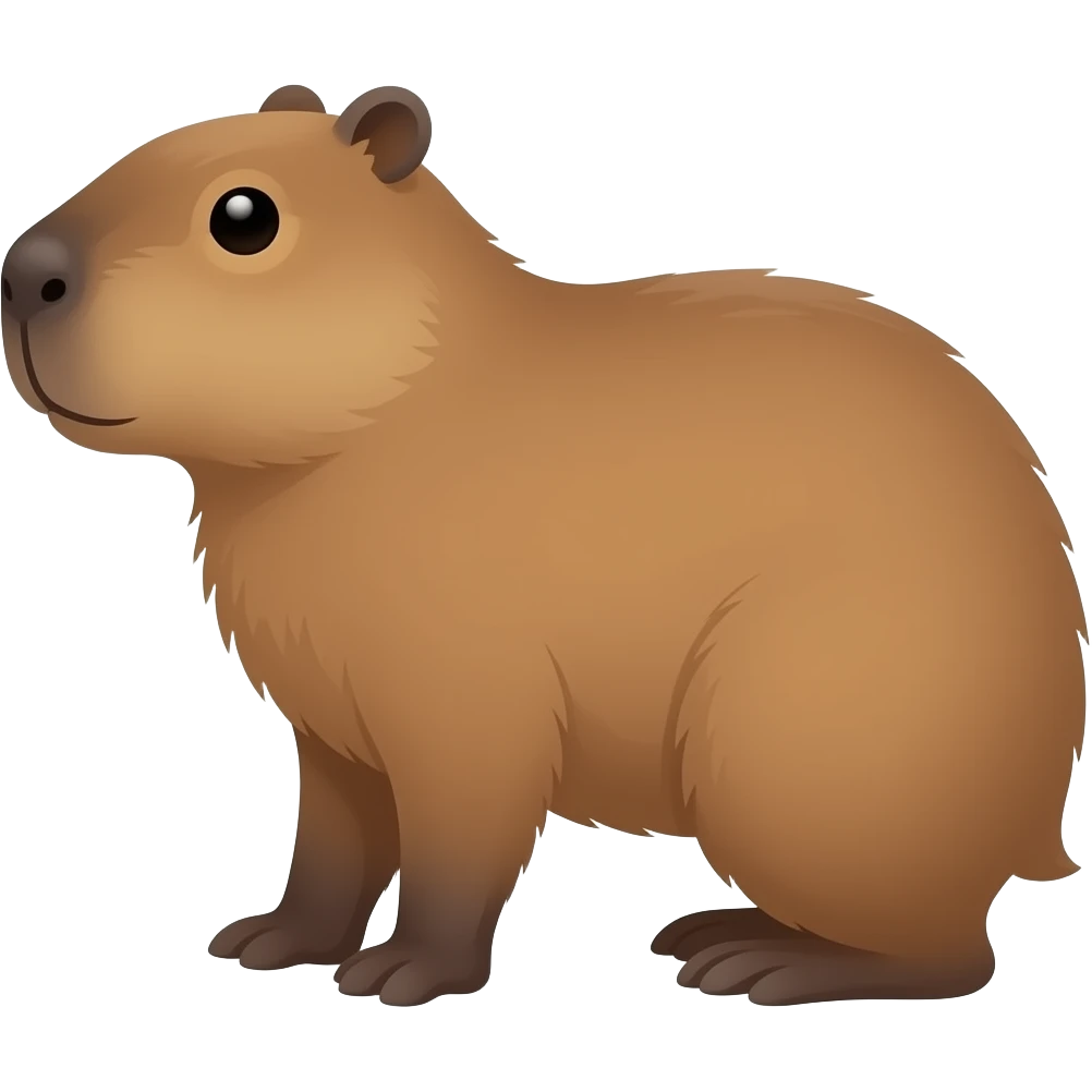 Capybara emoji