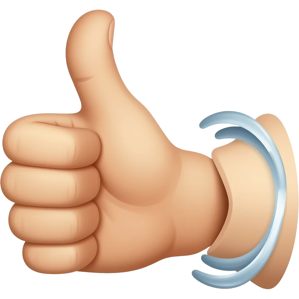Thumb in a butt emoji
