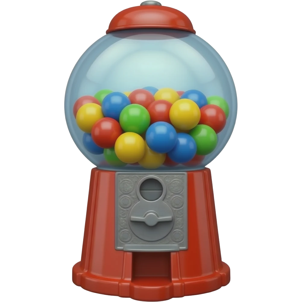 Gumball machine emoji