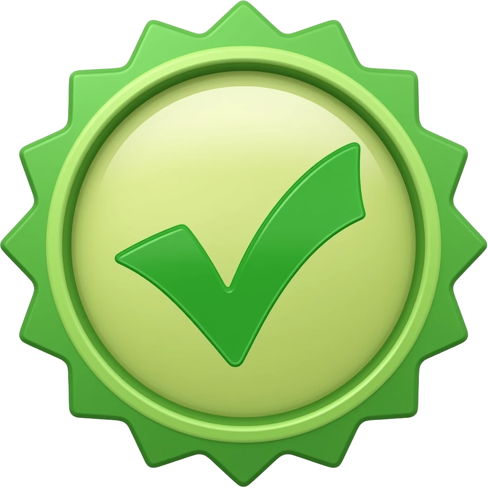 Verified badge emoji