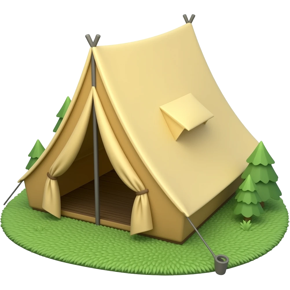 camp bed emoji