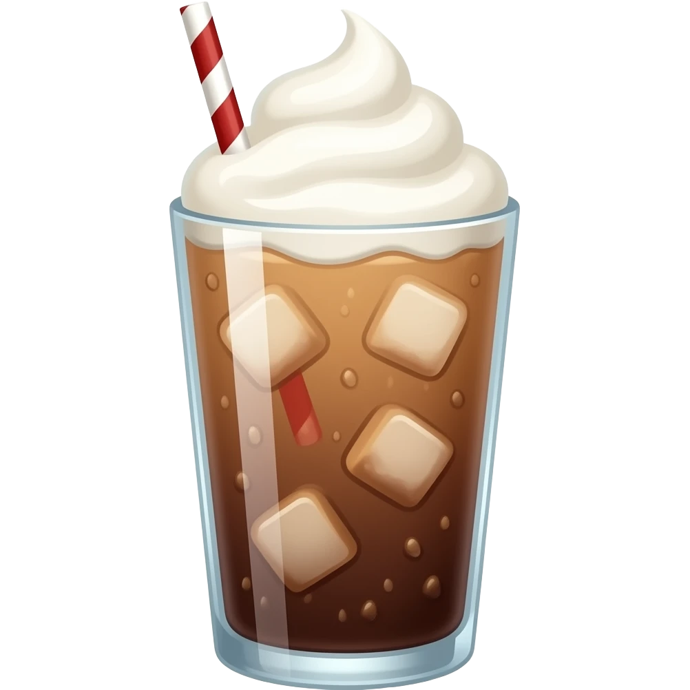 Ice latte emoji
