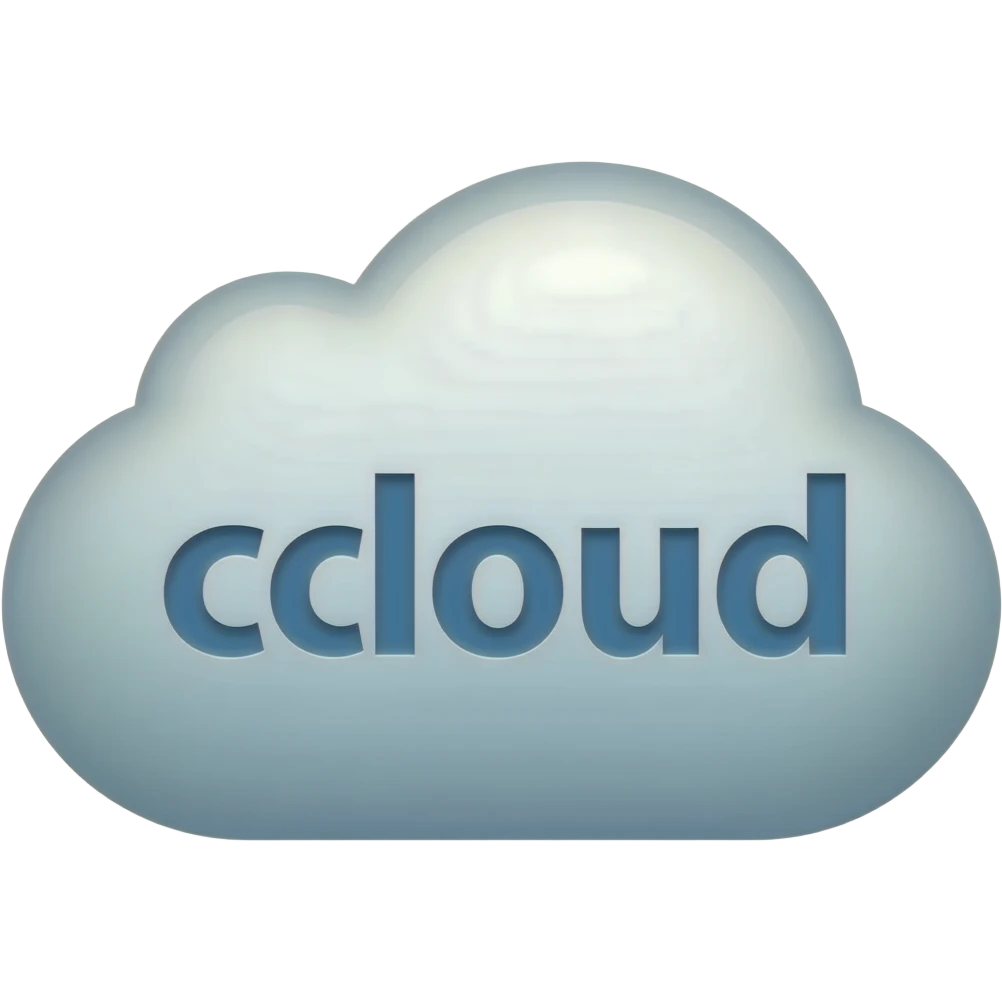 iCloud написано словами emoji