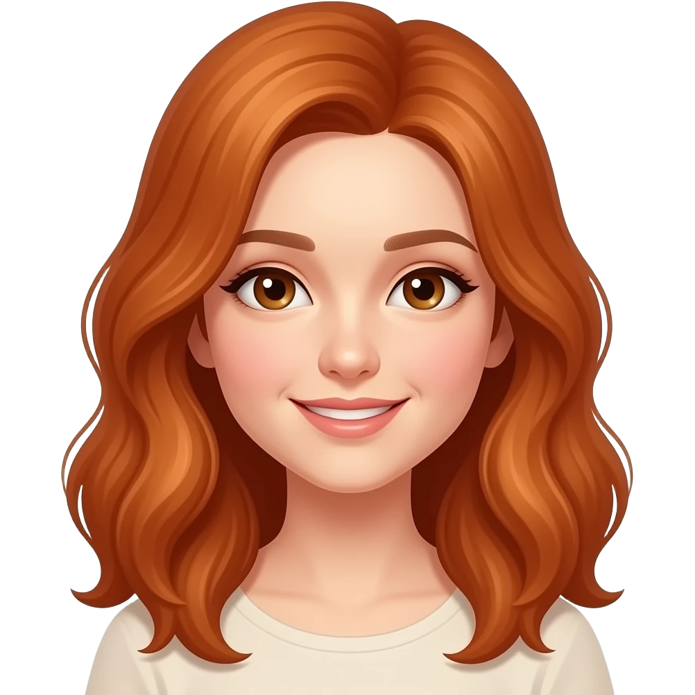 Девочка алый emoji