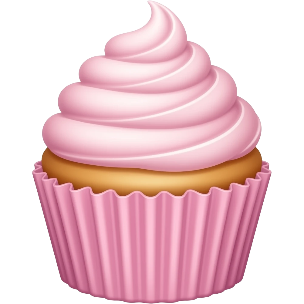 pink cupcake emoji