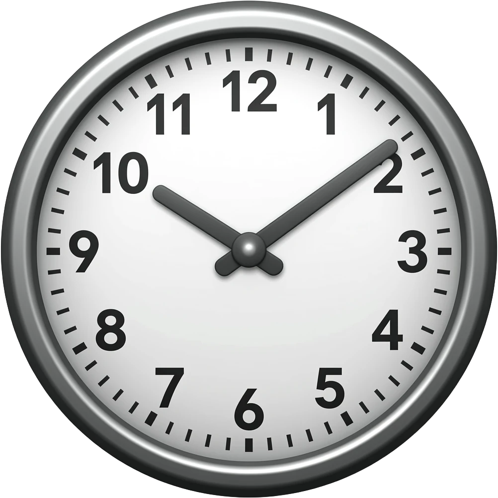 fast clock emoji
