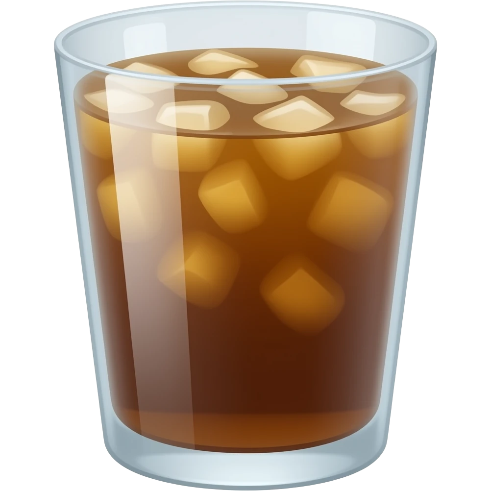 Iced coffee emoji