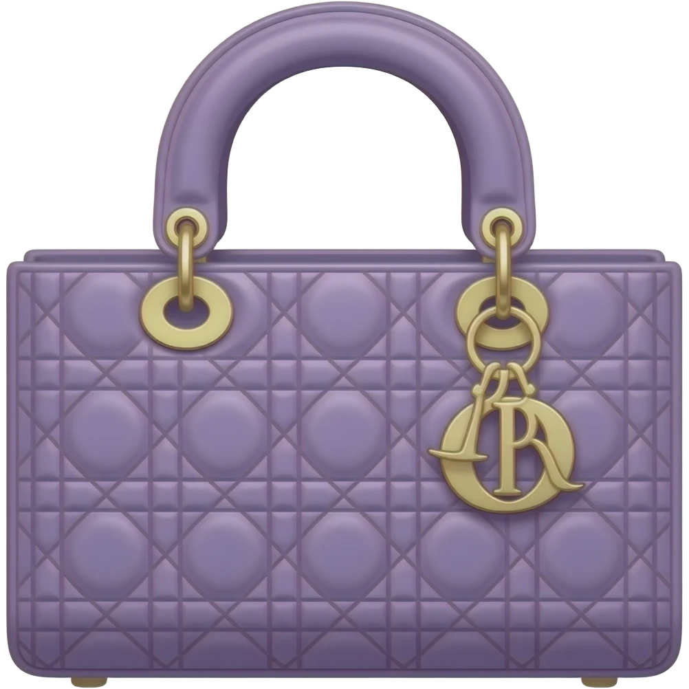 violet dior bag emoji