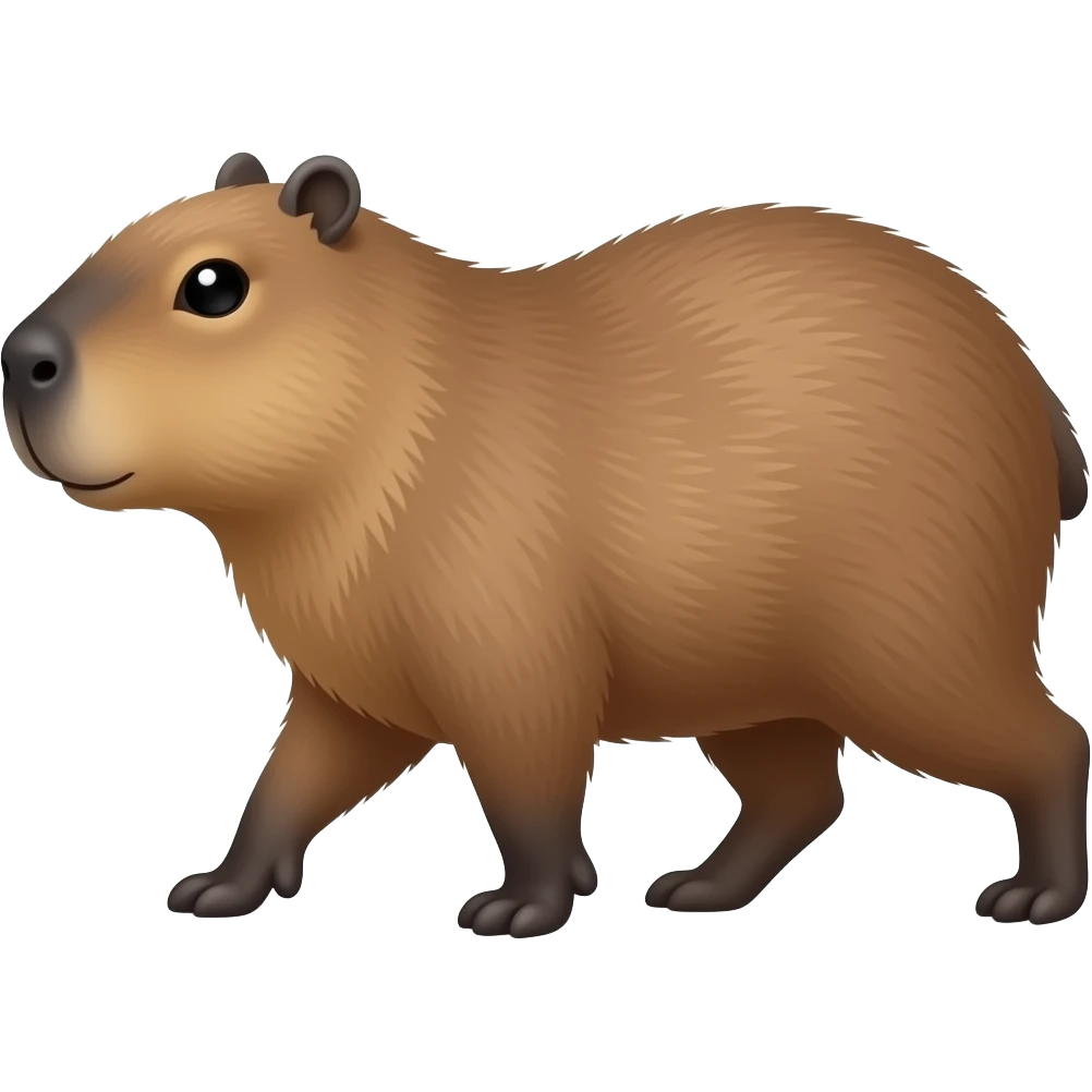 Capibara andando emoji
