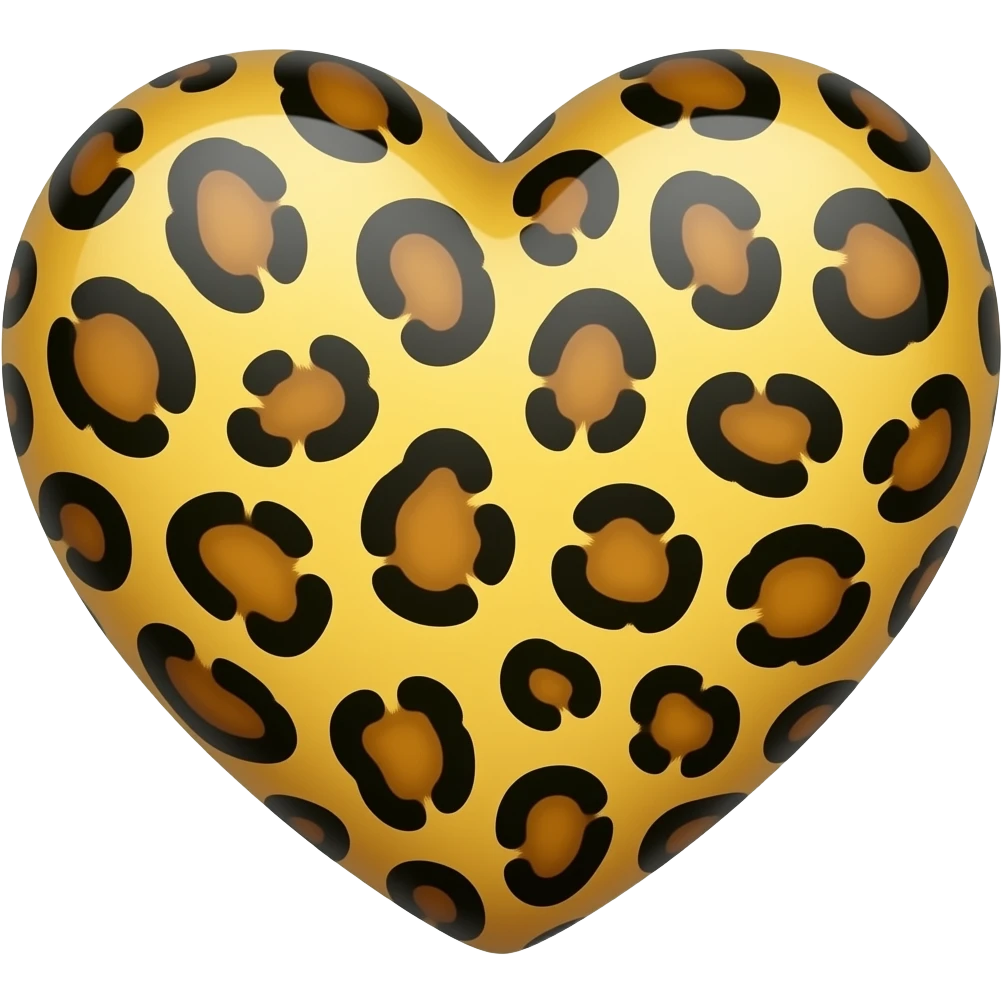 Cuore leopardato emoji