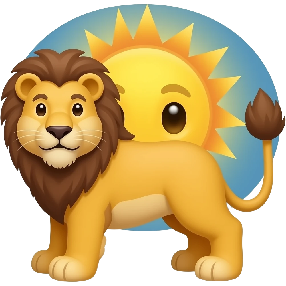 پرچم شیر و خورشید emoji