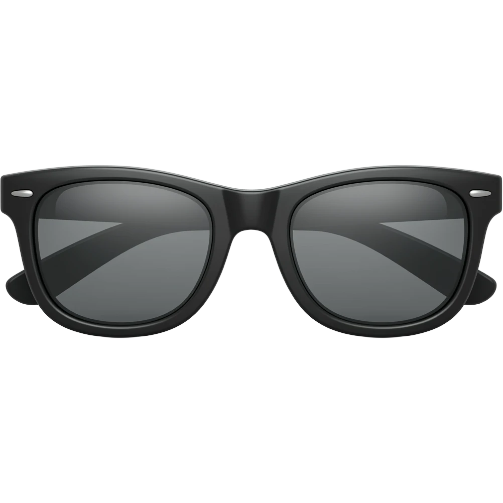 black sunglassses,  side view, no background emoji